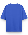 Royal Blue Oversized T-Shirt Back Design