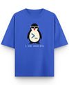 Royal Blue Oversized T-Shirt Front Design
