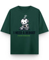 Bottle Green Oversized T-Shirt Front Design