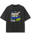 Vintage Fade Wash Oversized T-shirt Front Design