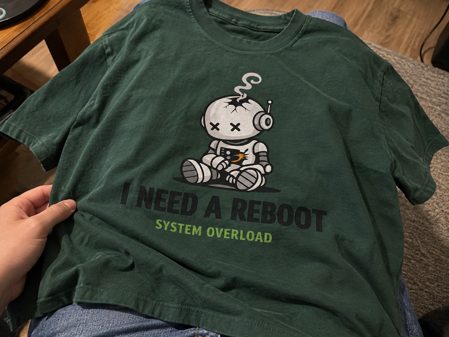 I Need a Reboot tee